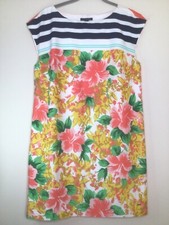 Tommy Hilfiger Women’s Large Floral Shift Dress Sleeveless Knee Length