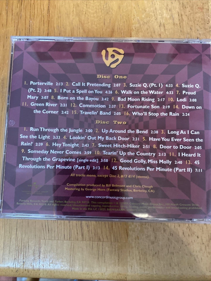 Creedence Clearwater Revival The Singles Collection EU Import 2CD Set 2009  Foto 2 de 4