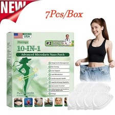 Advanced Nano Microneedle Patches Berberine X NAD+10-in-1 Moringa (7 Pcs) Hot~