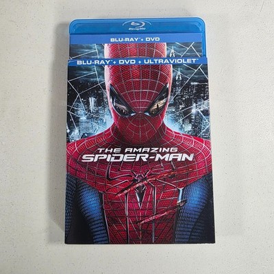 The Amazing Spider Man (2012)   Blu ray DVD Ultraviolet   3 Disc Set   Slipcover