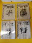 4 Antique 1886 to 1892 Life Magazine from New York