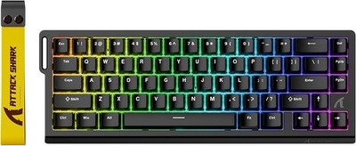 ATTACK SHARK X68 HE Rapid Trigger Keyboard Magnetschalter, kabelgebunden 8KHz 0,01mm RT