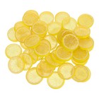 50pcs Simulation Orange Slices Lifelike DIY Ornaments Supplies Fruit Adornments