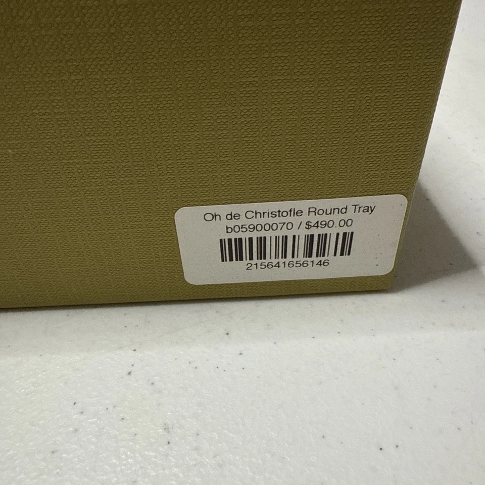 CHRISTOFLE 16.5x16.5x3.75 CM EMPTY BOX RECTANGULAR TRAY - Image 4 of 4