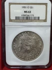 1901 O  Morgan Silver Dollar MS63