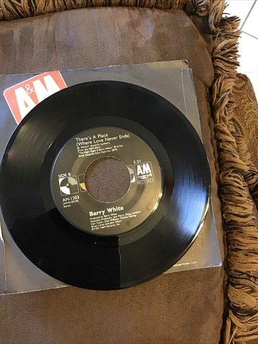 Barry White The Right Night & There’s A Place Vinyl 7” 1987 A&M Records –SP 5154 - Foto 2 di 2