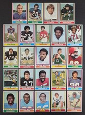 1974 Topps Football Set Break 24 Cards