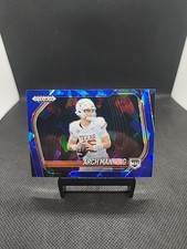2025 Panini Prizm Black Prizms Blue Ice #197 Arch Manning Rookie 028/125
