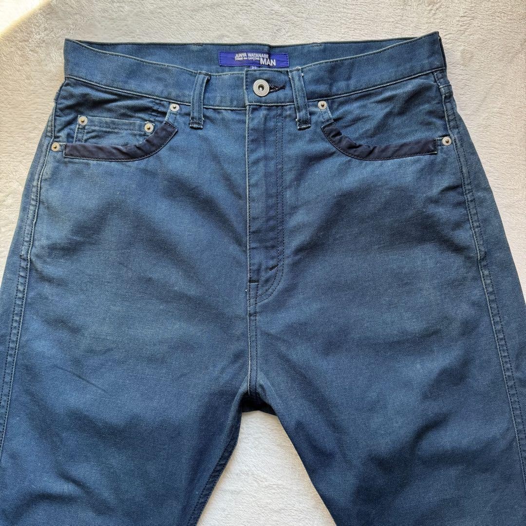 美品 JUNYA WATANABE MAN 変形デニムパンツ シンチバック XS Junya Watanabe Man Transforming Denim Pants Cinch Back Japan