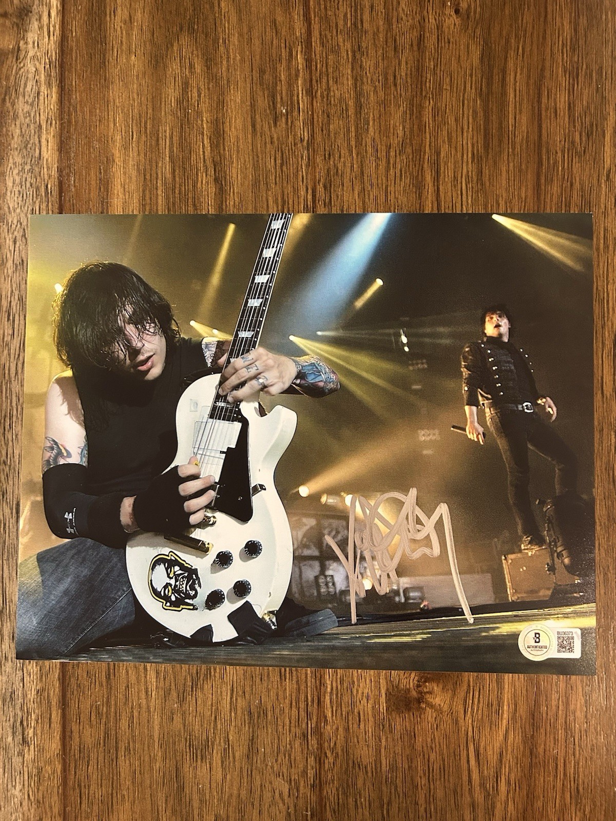 ‘Frank Iero’ Signed 8x10 Photo ‘My Chemical Romance’ Beckett Certified