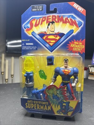 Superman Animated Series: Anti-Kryptonite Superman 2001 DC Hasbro Kenner T2