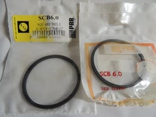 New 2 PRB SCB6.0 Square Cut Belts for VCR Cassette CD/DVD Drive