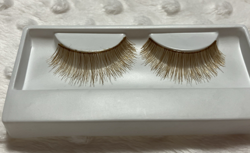 Dollspart LADY FULL & LONG Upper Doll Eye Lashes AUBURN (1,5" x 1/2") NOS - Bild 3 von 3