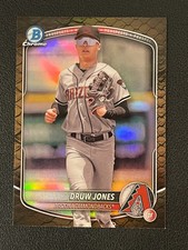 Druw Jones 2025 Bowman Chrome Reptilian Refractor Diamondbacks 