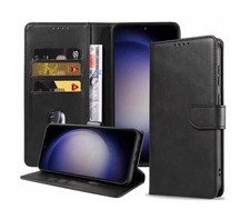 Leather Wallet Case For Samsung S26 Ultra S25 S23 S22 S24 A16 A35  A17 A37 A57