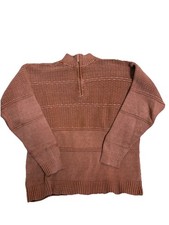 The Territory Ahead Knit Sweater mens Size Large Pink Fisherman Gorp