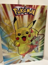 Pokemon Pikachu Charmander Bulbasaur Squritle 3D Holographic Lenticular Poster
