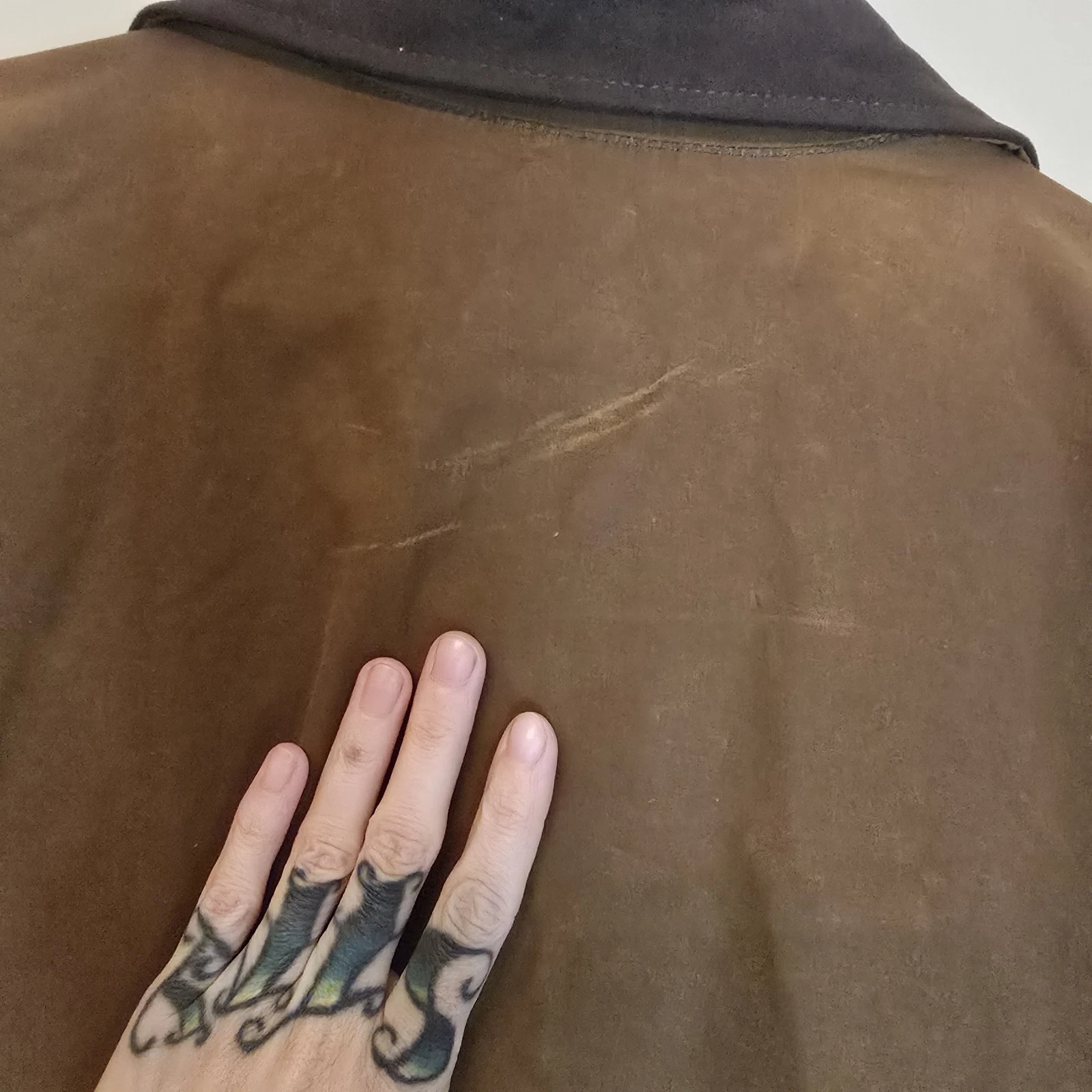 Vintage Filson Cover Cloth Mile Marker Coat XL Brown Waxed Jacket Made In USA - product detail image 17