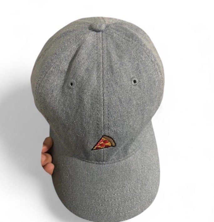 Pizza Tiny Logo Basic Blue Denim Baseball Cap Hat… - image 2