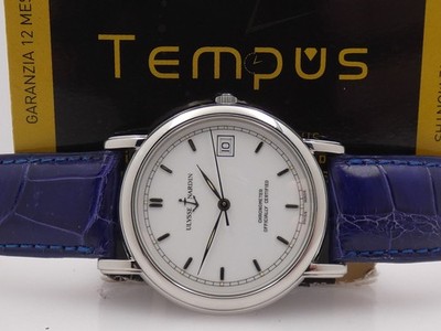ULYSSE NARDIN SAN MARCO CHRONOMETER 133-77 STAHL AUTOMATIK JAHR 2000ER UHR