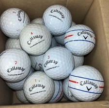 24 CALLAWAY CHROME SOFT TRIPLE TRACK B GRADE GOLF BALLS