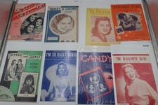 1940s Vintage Sheet Music Lot Oh Johnny Frankie And Johnny Candy 8 Pieces