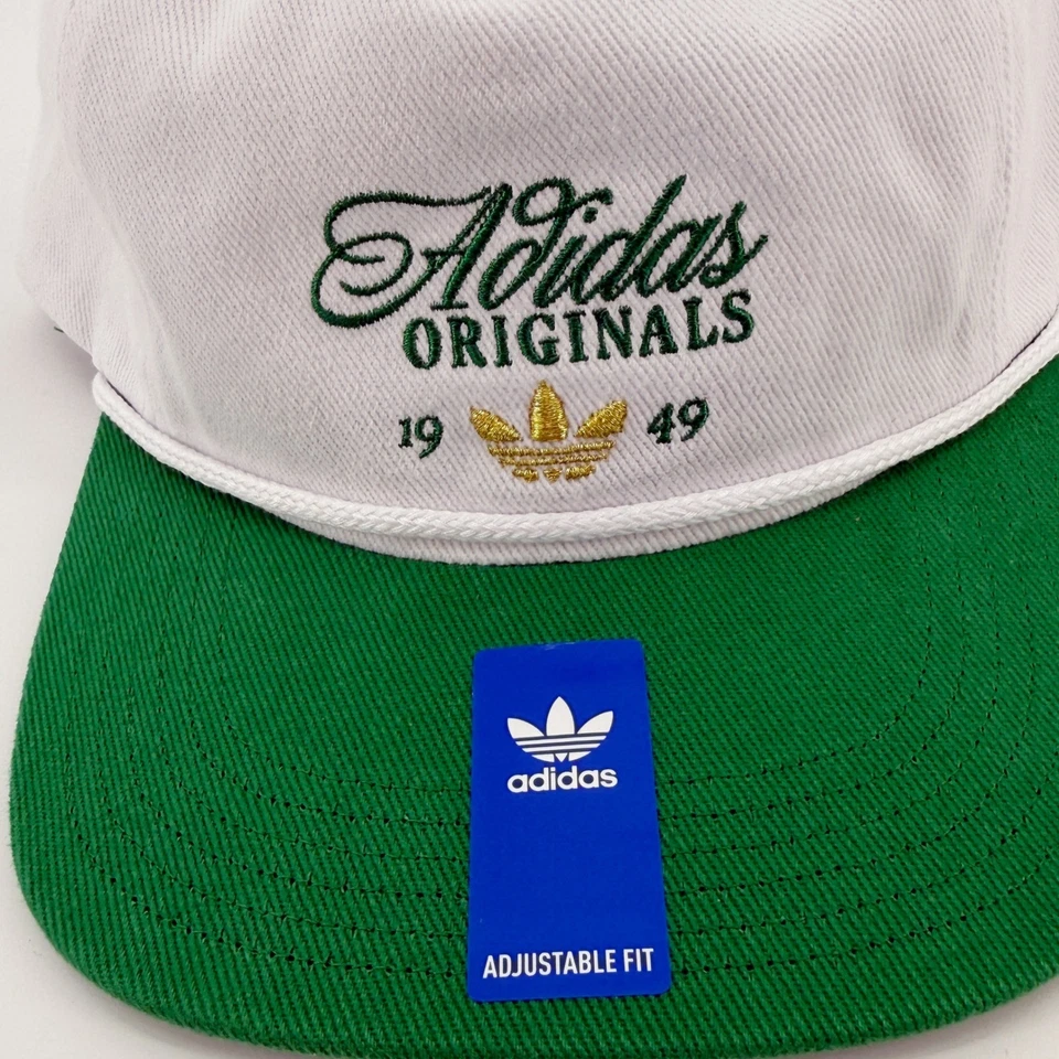Adidas Originales Obra Maestra Correa Gorra de Béisbol Sombrero 1949 Cuerda Trifolio NUEVO Foto 2 de 4