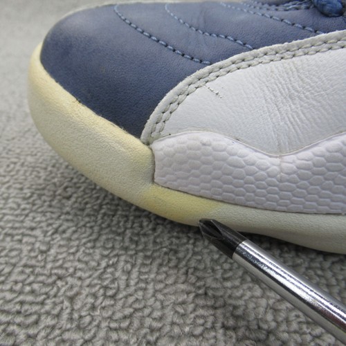 Jordan 12 Mens 10.5 Blue White Retro Indigo 2020 Nike Air Jordan Sneakers * - Picture 15 of 21