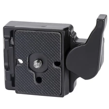 Konsait Black Camera Quick Release Plate with Adapter for Manfrotto