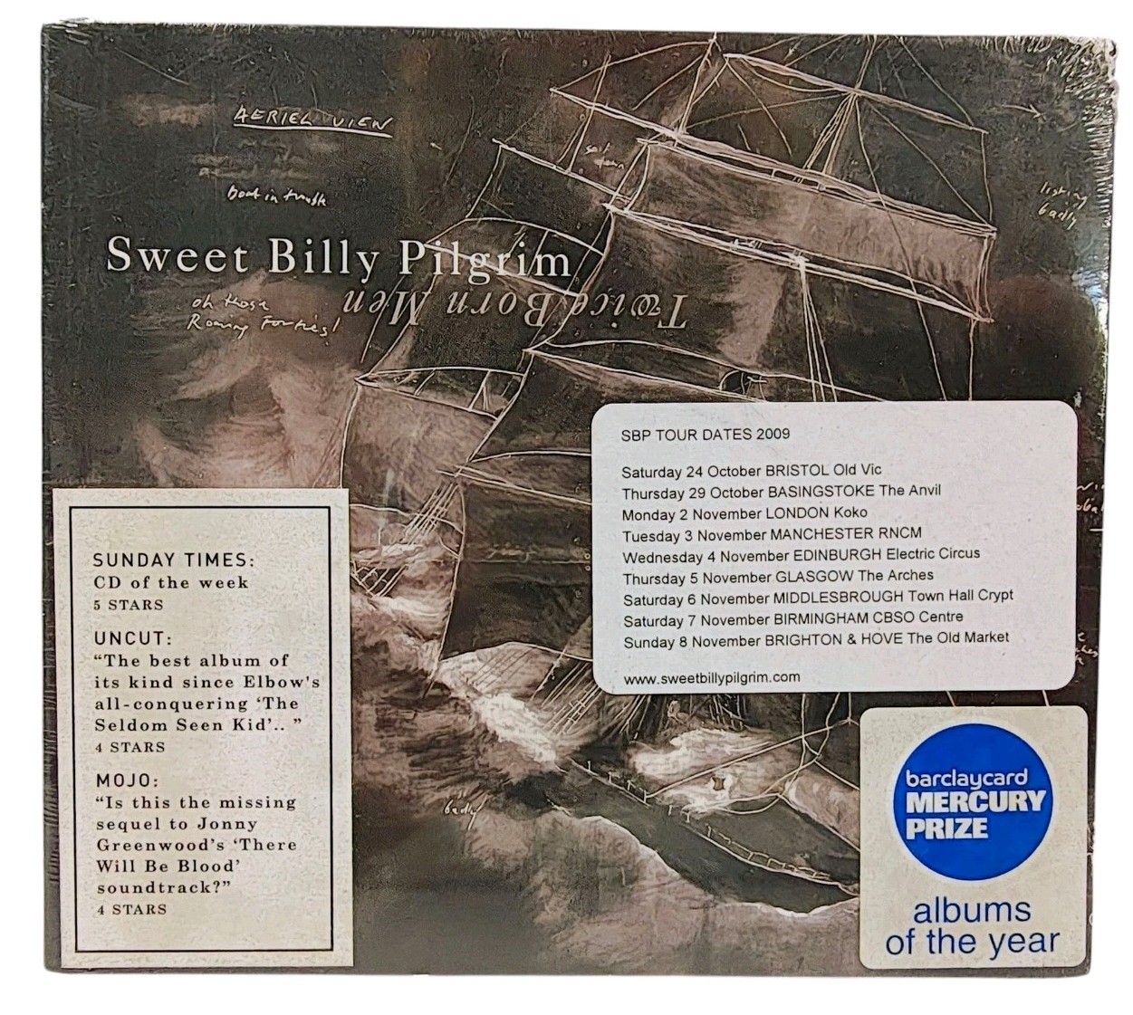 Sweet Billy Pilgrim : Twice Born Men CD (2009) PROMOTIONAL COPY