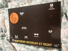 Post Card Northern Michigan At Night New