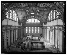 19. Turbine Hall, interior, looking southwest - Philadelphia Electric Company,