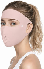 Full Face Mask UV Protection UPF 50 Breathable Ice Silk Sun Shield for Women
