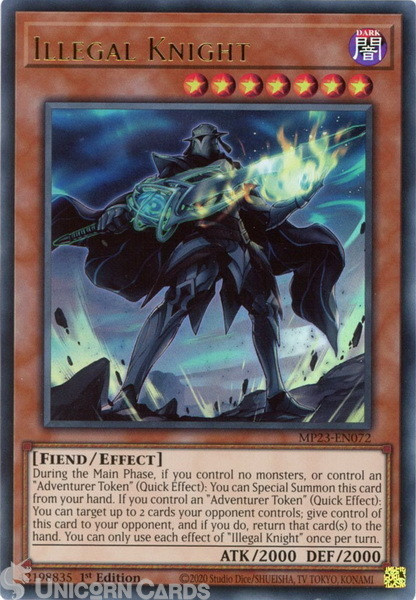 MP23-EN072 Illegal Knight :: Ultra Rare 1st Edition YuGiOh Card