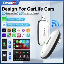 Wireless CarPlay Android Auto Adapter WiFi Plug Play Auto-connect