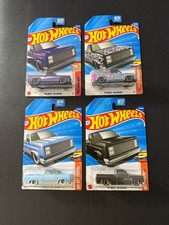 Hot Wheels '83 Chevy Silverado - LOT OF 4 - Dollar General Exclusive  More