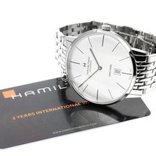 Hamilton Intra-Matic H387550 42mm SS Silver Dial Automatic Watch #C11405