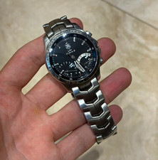 TAG Heuer Link Calibre S CAF7011 Black Dial Chronograph Quartz 200m