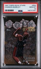 1997-98 Topps Rock Stars #RS4 Charles Barkley Houston Rockets HOF PSA 10 GEM MNT