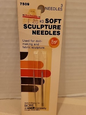Boye Soft Sculpture Needles Needles #3  7509 NIP