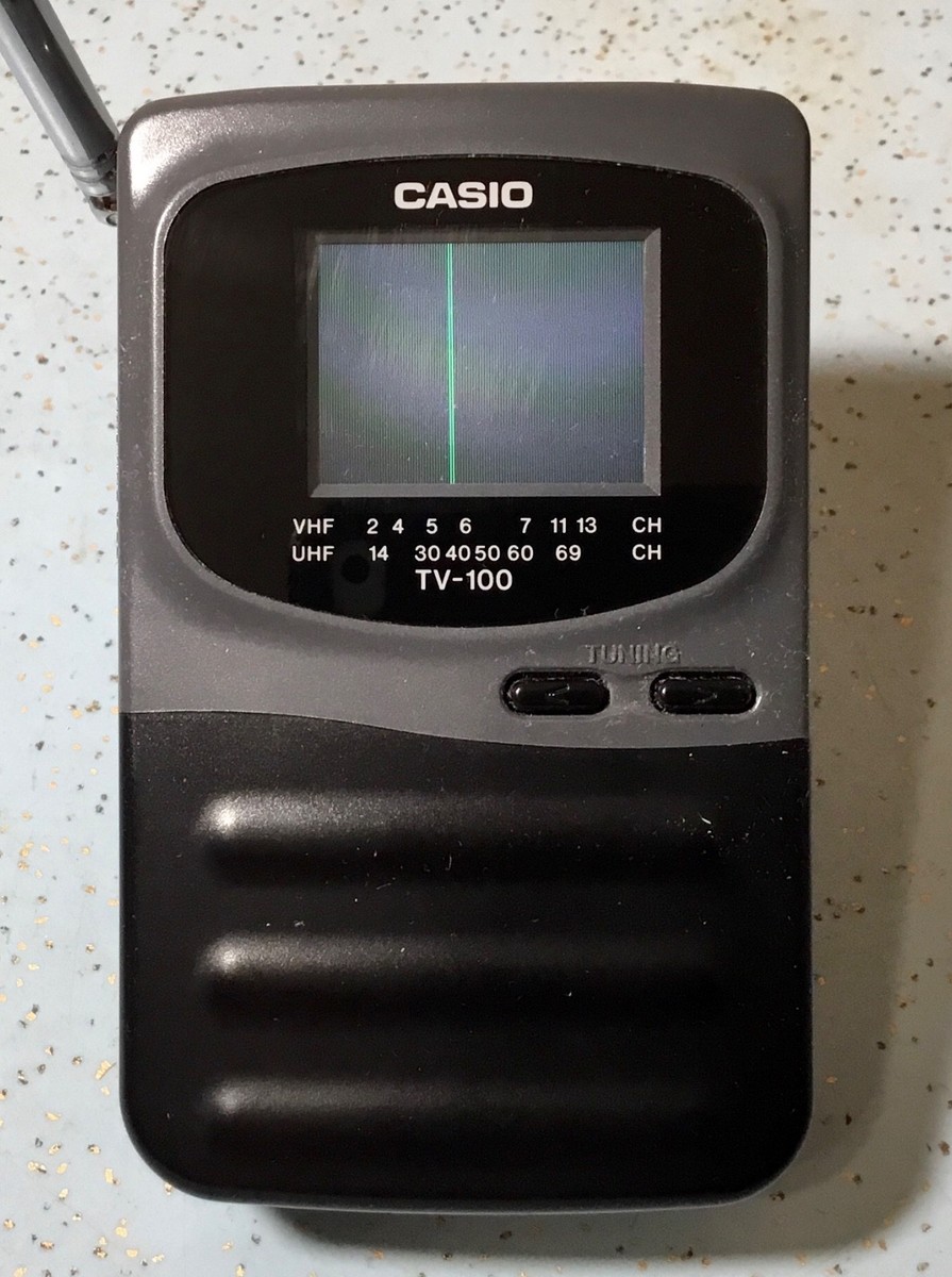 1993 CASIO TV-100B COLOR LCD TELEVISION 1.6