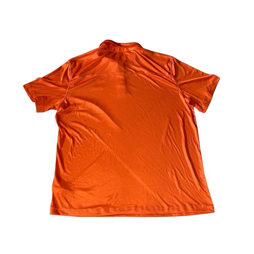 Majestic Houston Astros MLB Baseball Polo Shirt 2XL orange with chest logo NWOTs - Picture 2 of 4