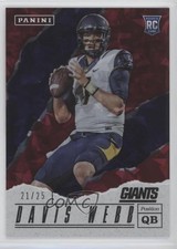 2017 Panini Father's Day Cracked Ice 21/25 Davis Webb #52 07qr