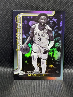 #ad 2025 26 Topps Basketball Black Friday Bronny James Jr. Blackout #152 Lakers $2.50