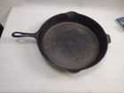 Antique GRISWOLD #12  Large Block Logo  719 Heat Ring Cast Iron Skillet