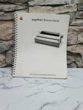 Vintage Apple ImageWriter II Owner's Manual for Apple II/IIPlus/IIc/IIe/III/Mac