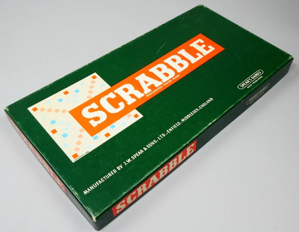 Vintage Scrabble Board Game by Spear's Games 1955 ~ Complete - Image 4 of 4