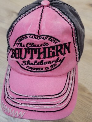 Classic Southern Skateboards Adjustable Baseball Cap Hat by Kbethos