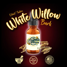 White Willow Bark Extract - 1:3 Potency - Concentrated Liquid Drops - USA