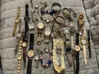 31 Vintage Watches for Parts or Repair Lot Some Working Timex Benrus Casio Etc